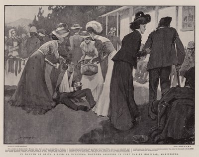 En Peligro de Ser Matados por la Amabilidad, Soldados Heridos en el Hospital Fort Napier, Maritzburg de Claude Shepperson
