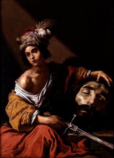 David con la cabeza de Goliat de Claude Vignon