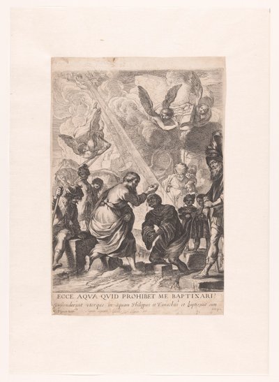Bautismo del eunuco de Claude Vignon