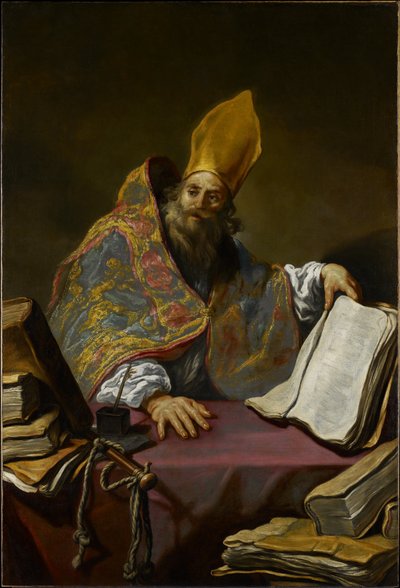 San Ambrosio, c.1623-25 de Claude Vignon