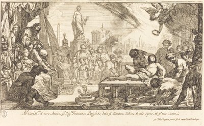 El Martirio de San Lorenzo de Claude Vignon