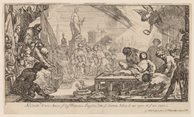 El martirio de San Lorenzo de Claude Vignon