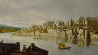 El Támesis en las escaleras de Westminster de Claude de Jongh