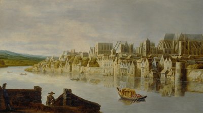 El Támesis en las escaleras de Westminster de Claude de Jongh