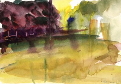 Parque en Normandía, 1992 de Claudia Hutchins Puechavy