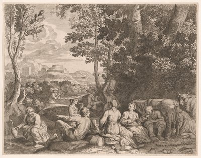 Comida campestre, plato 3 de Pastorales de Claudine Bouzonnet Stella