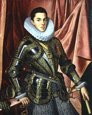 Retrato de un joven en armadura de Claudio Coello