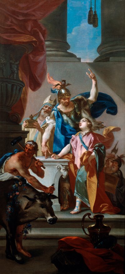 Escena de la vida de Aníbal, siglo XVIII de Claudio Francesco Beaumont