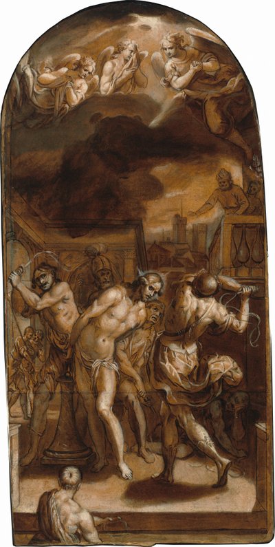 La flagelación de Cristo de Claudio Ridolfi