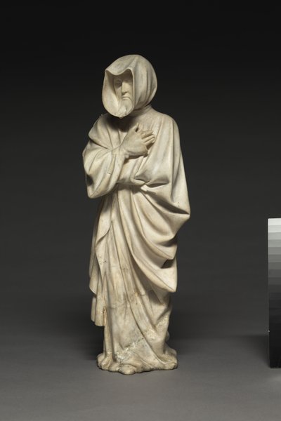 Dos llorones de la tumba de Felipe el Atrevido, Duque de Borgoña, 1404-10 de Claus de Werve