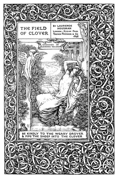 Página de título de El Campo de Trébol, 1899 de Clemence Housman