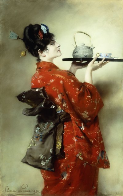 La dama japonesa de Clemens von Pausinger