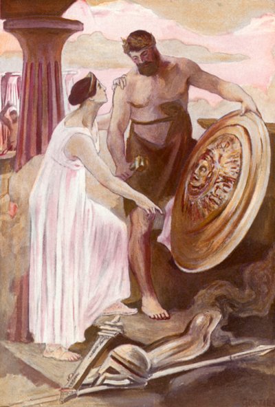 Ilustración para la Ilíada de Homero de Clement Goutier