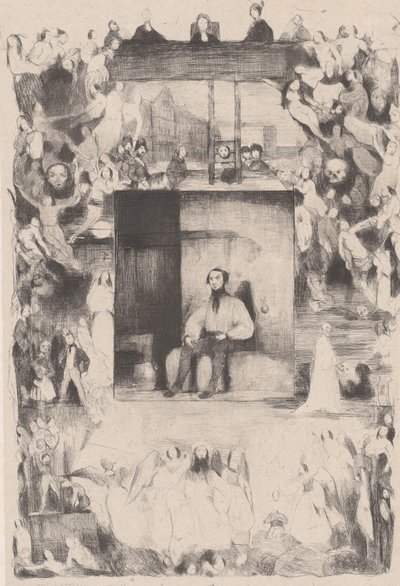 El último día de un condenado, 1833 de Célestin Nanteuil