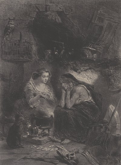 La poción, 1860 de Célestin Nanteuil