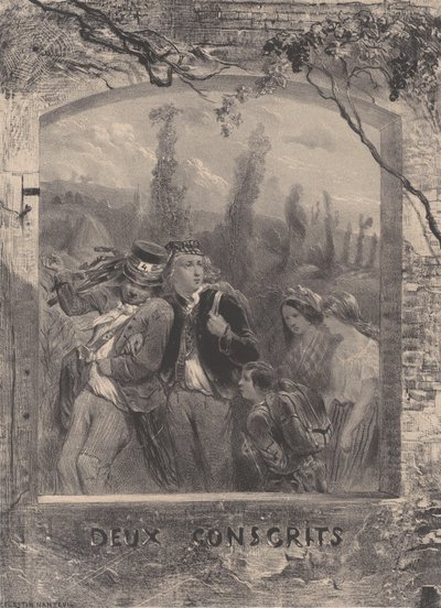 Dos Reclutas, ca. 1830-70 de Célestin Nanteuil