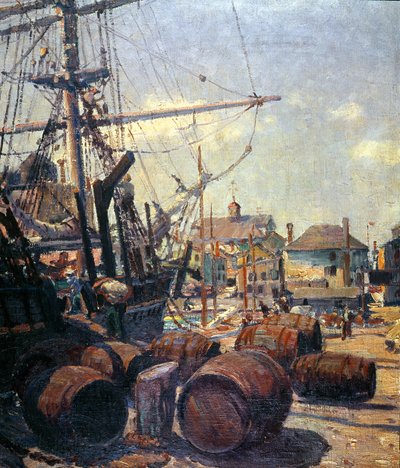 Equipamiento del ballenero (óleo sobre lienzo) de Clifford Warren Ashley