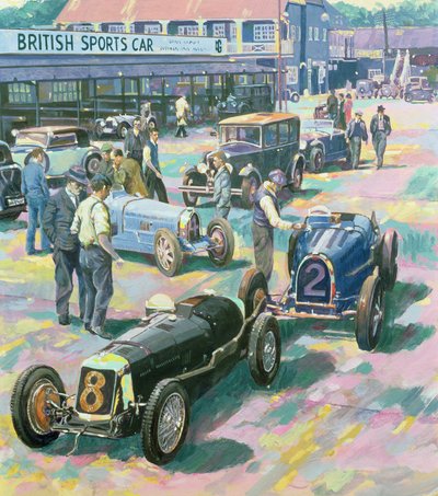 Brooklands en su apogeo de Clive Metcalfe