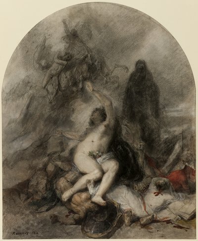 Alegoría de la guerra de Clément Auguste Andrieux