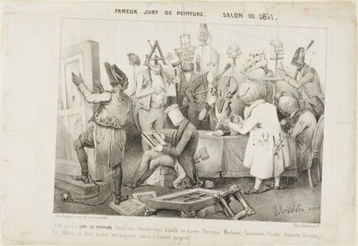 Jurado de Pintura Famosa. Salón de 1841 de Clément Pruche
