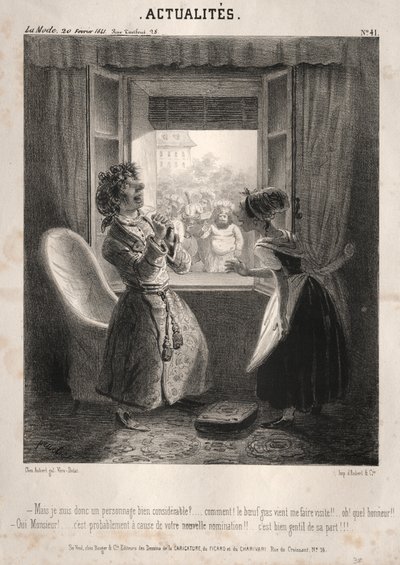 Actualités: ---Pero entonces soy un personaje muy considerable, 1841 de Clémente Pruche