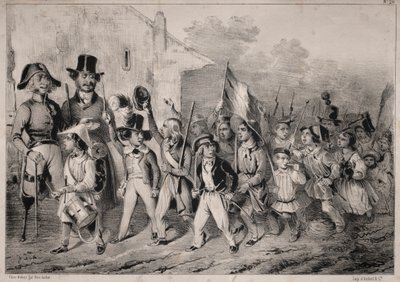 Actualités: ¡Bien! ¡Los mocosos también quieren! ¡cuando se habla de guerra! ¡cómo todo se enciende! ... ¡Se nota que es una planta autóctona!... ¡promete! de Clémente Pruche