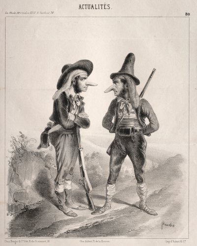 Actualités: ¡Insurjaos! ...¡eh! ¡esto se está poniendo bonito! ¡esperemos que no nos den en las castañuelas! ... ¡con nuestra burla! de Clémente Pruche