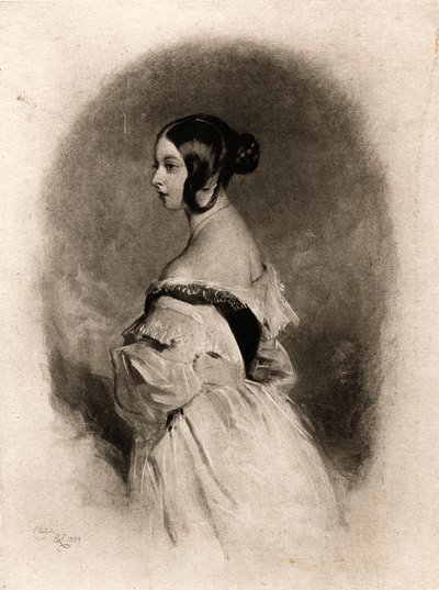 Reina Victoria a los veinte años, siglo XIX de Cockerell