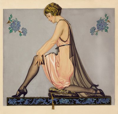 Ilustración para el folleto de la compañía Holeproof Hosiery, 1922 de Coles Phillips