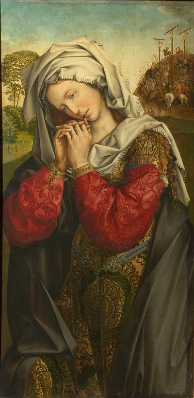 La Magdalena llorosa, c. 1500 de Colijn de Coter