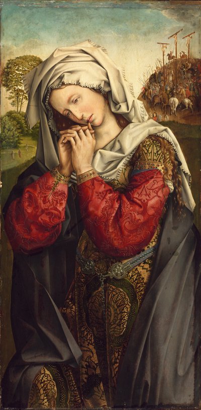 La Magdalena llorosa, c. 1500 de Colijn de Coter