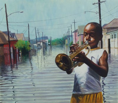 Niño con cuerno, 2010 de Colin Bootman