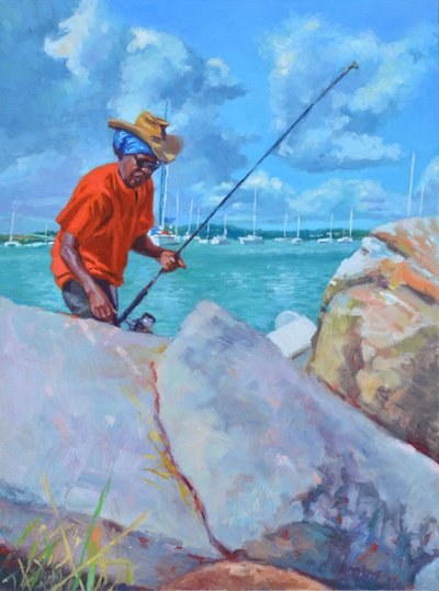 Pescador Rojo de Colin Bootman