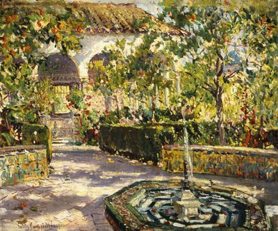 Jardines del Alcázar, Sevilla de Colin Campbell Cooper