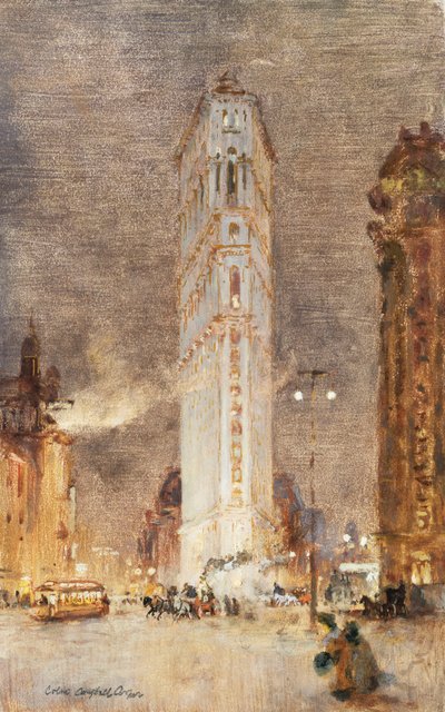 El edificio Flat Iron, Nueva York de Colin Campbell Cooper