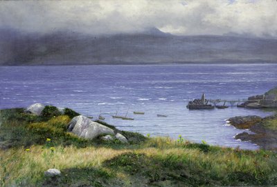 Vista desde Lamlash, 1882 de Colin Hunter