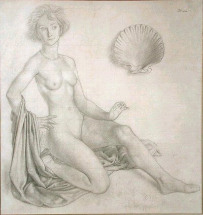 Estudio para Venus y Cupido de Colin Unwin Gill
