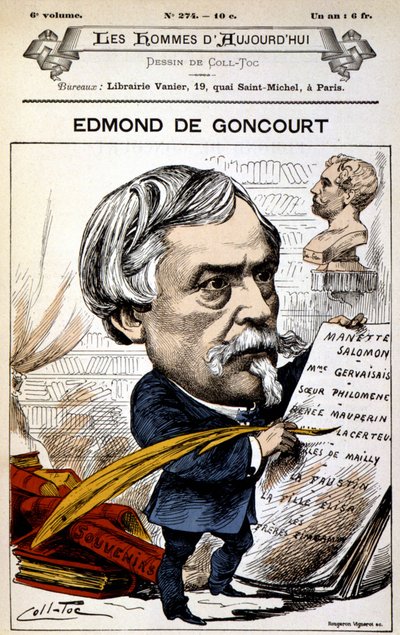 Edmond de Goncourt - por Coll-Toc (Coll Toc), en 