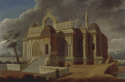 Mausoleo con Elefantes de Piedra, 1788 de Colonel Francis Swain Ward