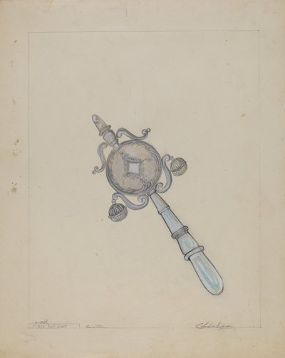 Sonajero de bebé de Columbus Simpson