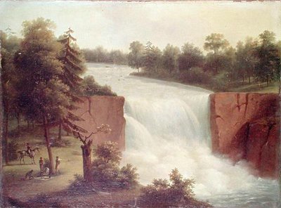 Vista de las Cataratas del Genesee de Comte de Beaujolais