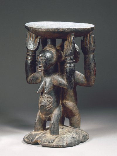 Taburete Luba Hemba de Congolese Congolese