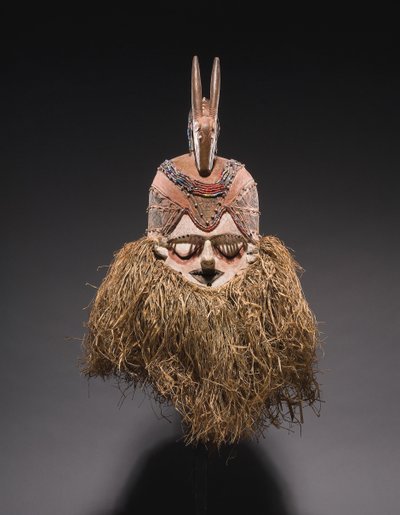 Máscara de casco Suku de Congolese Congolese