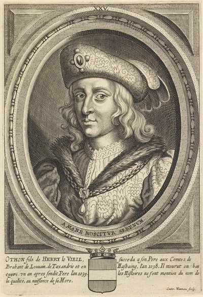 Retrato de Otto, Duque de Brabante y Lovaina de Conrad (after) Waumans