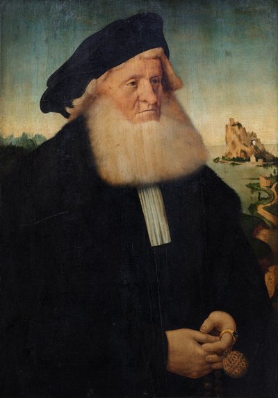 Retrato de un caballero con barba de Conrad (attr. to) Faber von Creuznach