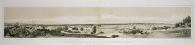 Panorama Der Stadt Neu-Braunfels In Texas aufgenommen von der Südwestseite im Sommer 1847 de Conrad Caspar (after) Rordorf