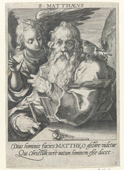 Evangelista Mateo Los cuatro evangelistas (título de la serie) de Conrad Goltz (possibly)