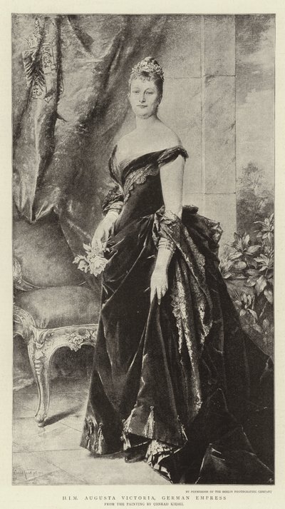 S.M.I. Augusta Victoria, Emperatriz Alemana de Conrad Kiesel