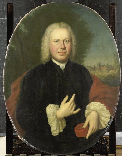 Diederik van Bleyswijk (1711-63), barón de Eethen y Meeuwen, señor de Babiloniënbroek, burgomaestre de Gorkum de Conrad Kuster