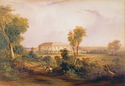Casa Camden Park, hogar de John MacArthur (1767-1834), 1843 de Conrad Martens